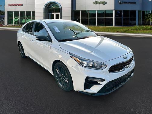 Clear White 2020 Kia Forte GT-Line