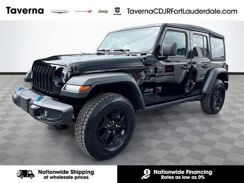 Black Clearcoat 2023 Jeep Wrangler 4xe Base
