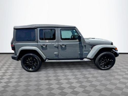 Sting-Gray Clearcoat 2023 Jeep Wrangler 4xe Sahara
