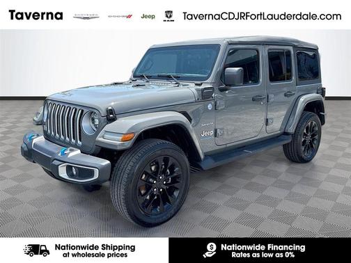 Sting-Gray Clearcoat 2023 Jeep Wrangler 4xe Sahara