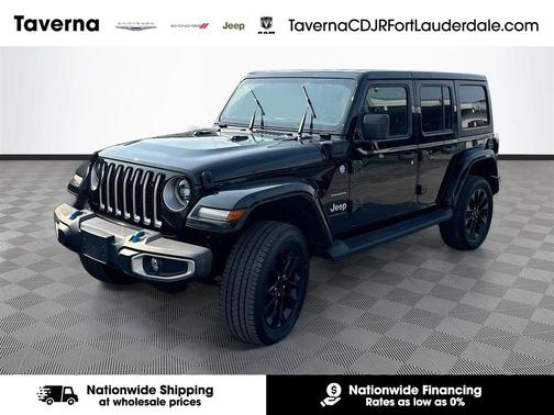 Black Clearcoat 2023 Jeep Wrangler 4xe Sahara