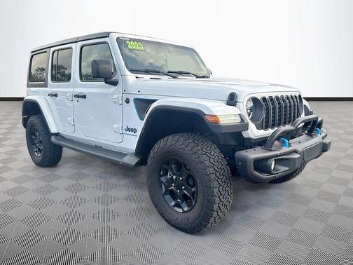 Bright White Clearcoat 2023 Jeep Wrangler 4xe Rubicon 20th Anniversary