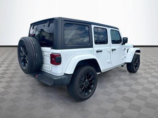 Bright White Clearcoat 2023 Jeep Wrangler 4xe Sahara