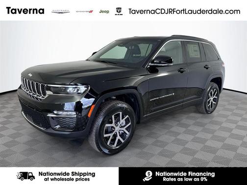 Diamond Black Crystal Pearlcoat 2025 Jeep Grand Cherokee Limited