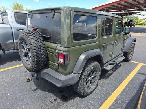Sarge Green Clearcoat 2021 Jeep Wrangler Willys