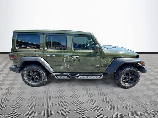 Sarge Green Clearcoat 2021 Jeep Wrangler Willys