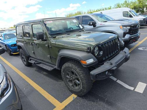Sarge Green Clearcoat 2021 Jeep Wrangler Willys