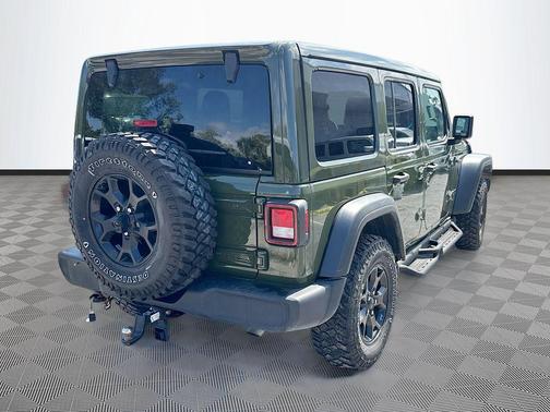 Sarge Green Clearcoat 2021 Jeep Wrangler Willys