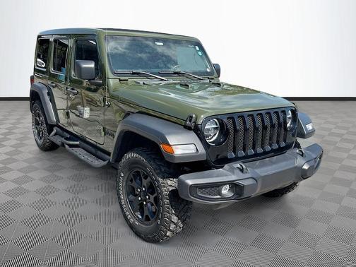 Sarge Green Clearcoat 2021 Jeep Wrangler Willys