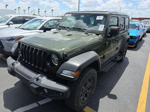 Sarge Green Clearcoat 2021 Jeep Wrangler Willys
