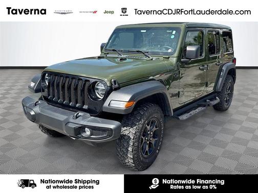 Sarge Green Clearcoat 2021 Jeep Wrangler Willys