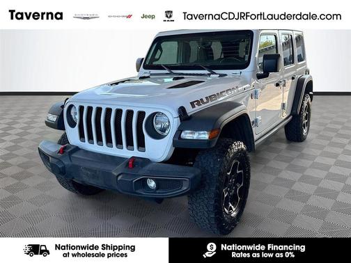Bright White Clearcoat 2023 Jeep Wrangler Rubicon