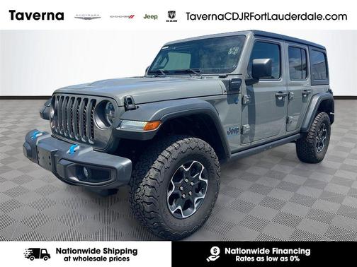 Sting-Gray Clearcoat 2023 Jeep Wrangler 4xe Rubicon