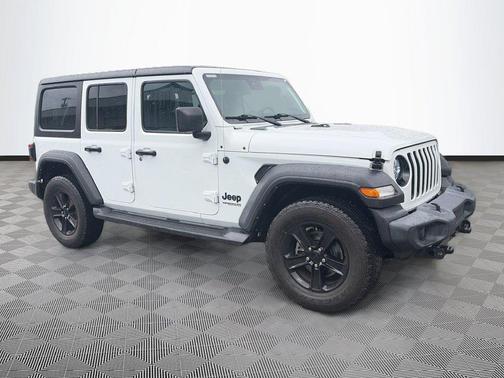 Bright White Clearcoat 2022 Jeep Wrangler Unlimited Sport Altitude