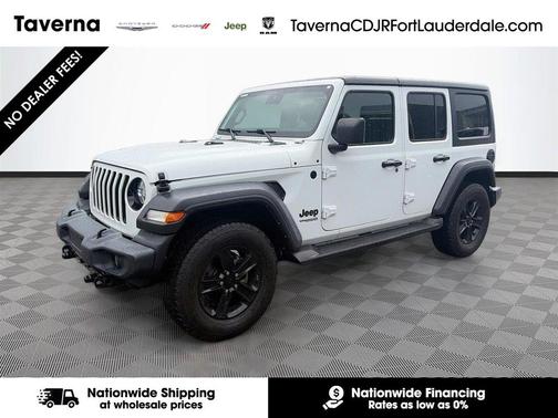 Bright White Clearcoat 2022 Jeep Wrangler Unlimited Sport Altitude