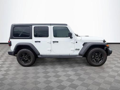 Bright White Clearcoat 2022 Jeep Wrangler Unlimited Sport Altitude