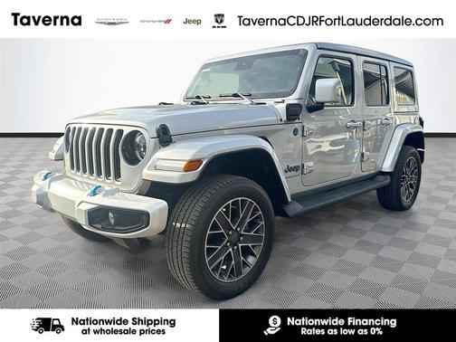 Silver Zynith Clearcoat 2023 Jeep Wrangler 4xe Sahara High Altitude