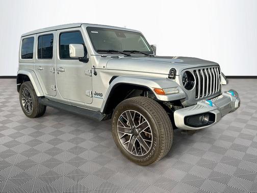 Silver Zynith Clearcoat 2023 Jeep Wrangler 4xe Sahara High Altitude