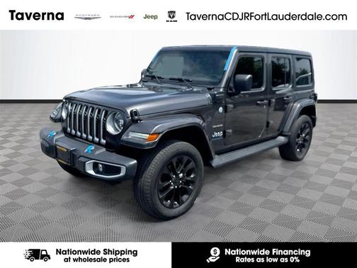 Granite Crystal Metallic Clearcoat 2023 Jeep Wrangler 4xe Sahara