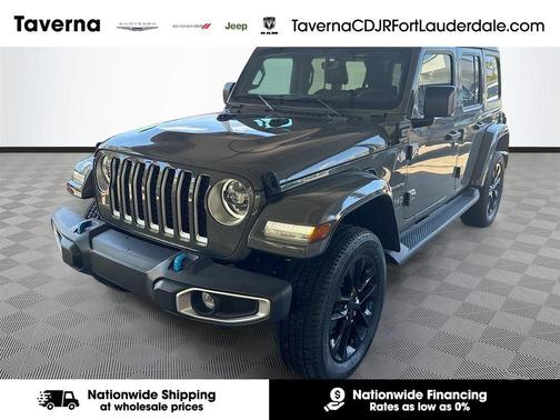 Sting-Gray Clearcoat 2023 Jeep Wrangler 4xe Sahara