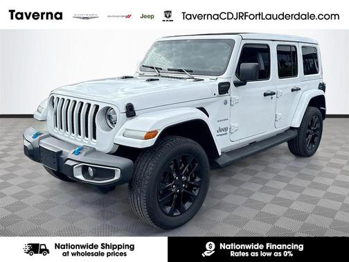 Bright White Clearcoat 2022 Jeep Wrangler Unlimited 4xe Sahara