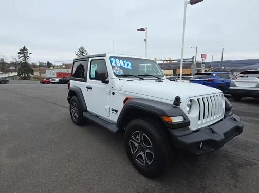 Bright White Clearcoat 2022 Jeep Wrangler Sport S
