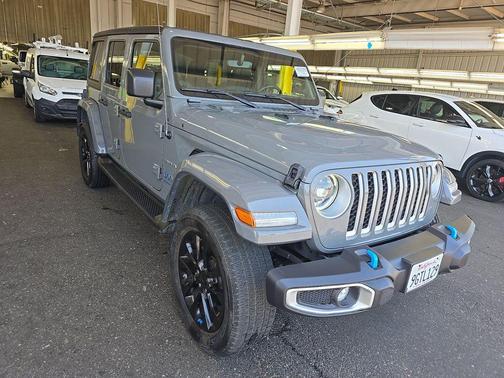 Sting-Gray Clearcoat 2023 Jeep Wrangler 4xe Sahara