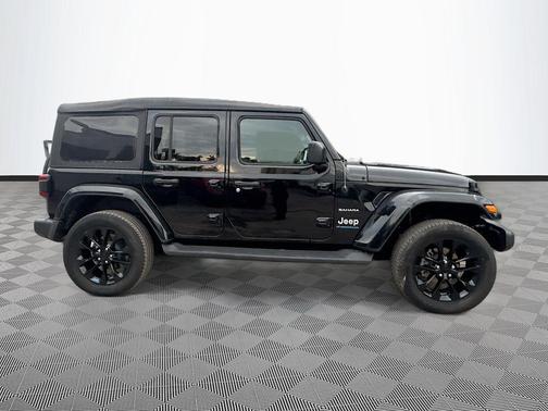 Black Clearcoat 2023 Jeep Wrangler 4xe Sahara