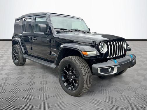 Black Clearcoat 2023 Jeep Wrangler 4xe Sahara