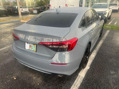 Gray 2024 Honda Civic Sport