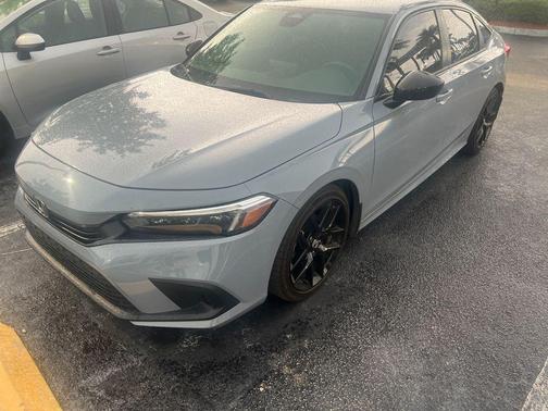 Gray 2024 Honda Civic Sport