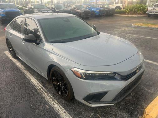 Gray 2024 Honda Civic Sport
