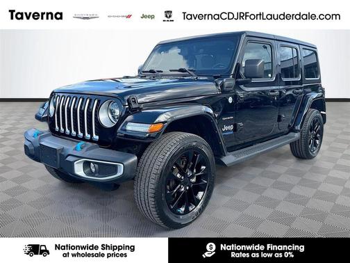 Black Clearcoat 2022 Jeep Wrangler Unlimited 4xe Sahara