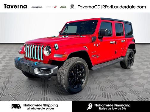 Firecracker Red Clearcoat 2023 Jeep Wrangler 4xe Sahara