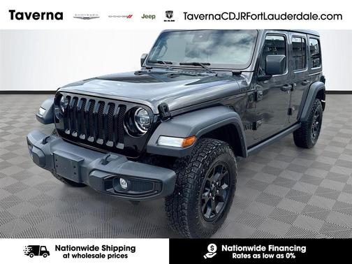 Granite Crystal Metallic Clearcoat 2022 Jeep Wrangler Willys