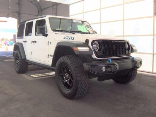 Bright White Clearcoat 2024 Jeep Wrangler 4xe Willys