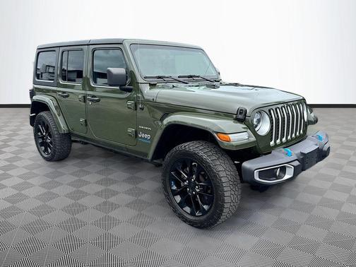 Sarge Green Clearcoat 2022 Jeep Wrangler Unlimited 4xe Sahara