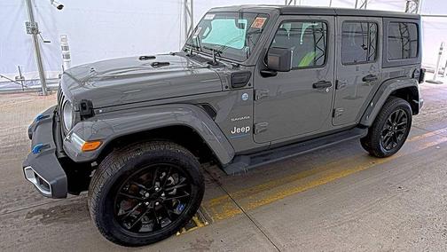 Sting-Gray Clearcoat 2023 Jeep Wrangler 4xe Sahara