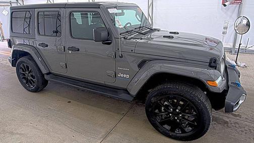 Sting-Gray Clearcoat 2023 Jeep Wrangler 4xe Sahara