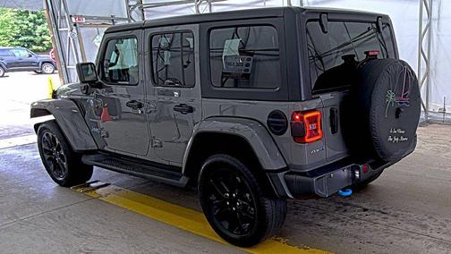 Sting-Gray Clearcoat 2023 Jeep Wrangler 4xe Sahara