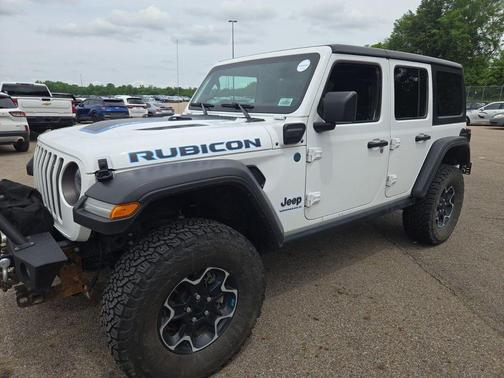 Bright White Clearcoat 2023 Jeep Wrangler 4xe Rubicon