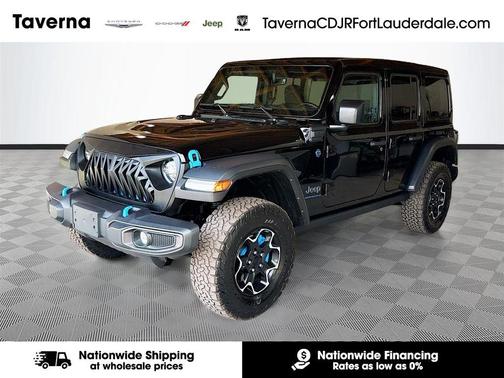 Black Clearcoat 2023 Jeep Wrangler 4xe Rubicon