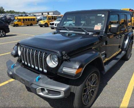 Black Clearcoat 2023 Jeep Wrangler 4xe Sahara