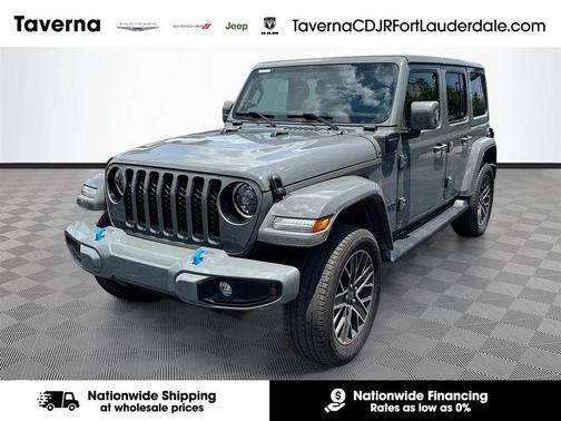 Sting-Gray Clearcoat 2023 Jeep Wrangler 4xe Sahara High Altitude