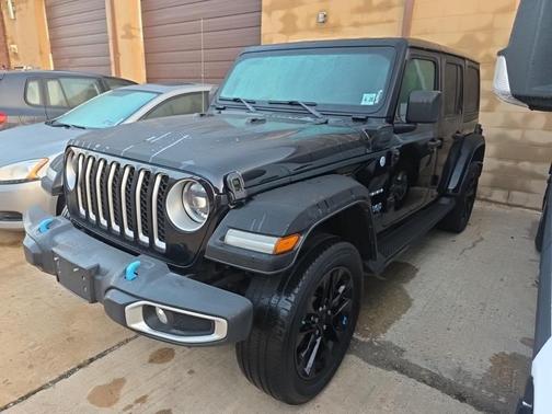 Black Clearcoat 2023 Jeep Wrangler 4xe Sahara