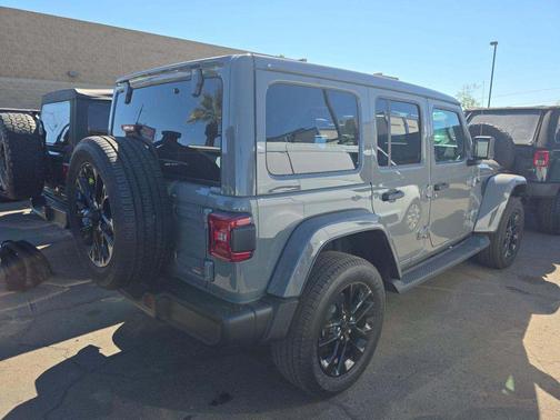 Sting-Gray Clearcoat 2023 Jeep Wrangler 4xe Sahara