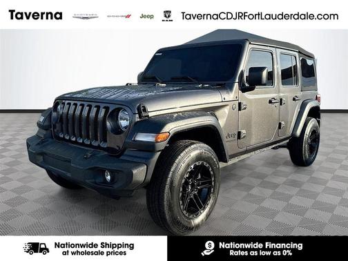 Granite Crystal Metallic Clearcoat 2022 Jeep Wrangler Unlimited Sport