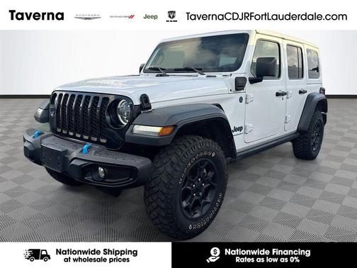 Bright White Clearcoat 2023 Jeep Wrangler 4xe Base