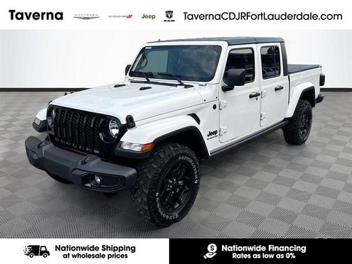 Bright White Clearcoat 2022 Jeep Gladiator Willys 4x4