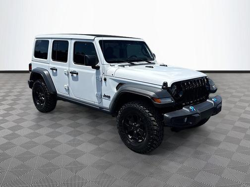 Bright White Clearcoat 2023 Jeep Wrangler 4xe Base